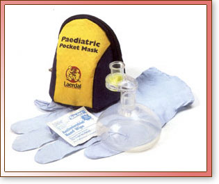 Pocket Mask Pediátrica - máscara de RCP para niños y bebés